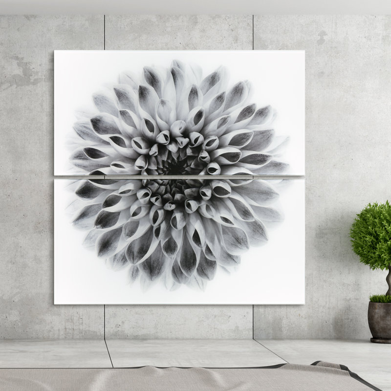 "Dahlia AB", ensemble de panneaux muraux en verre trempé flottant sans cadre