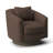 Camino 32'' Wide Genuine Leather Top Grain Leather Swivel Barrel Chair-61492596-61492602