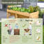Pot à fleurs surélevé en bois de cèdre VegTrug Classic, moyen, 1,8 m-128967051-128967049