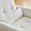 Fauteuil d'appoint capitonné en velours Raindrop