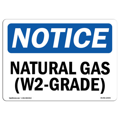 Enseigne gaz naturel (W2)
