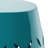 12" Accent Side End Table, Cylindrical Design, Coffee Table For Living Room, Family Room, Entryway, Indoor Outdoor, Industrial Style, Teal Color | Gift Idea-166030477