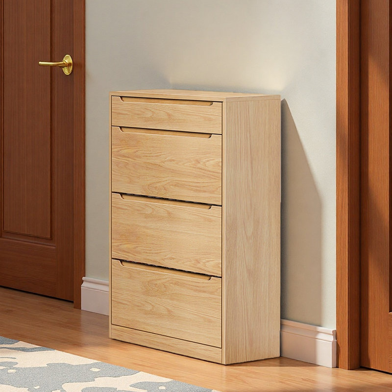 Modern simple furniture storage shoe cabinet, 47.24" H x 23.62" W x 12.99" D