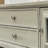 American light luxury high-end grey coffee table