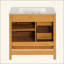Meuble-lavabo Mid-Century