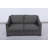 Donley 62'' Wide Wicker Loveseat with Cushions-98192971