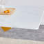 Aurum Modern Dining Set: Marble-Texture Glass Table & Gold Dual-Tone Chairs（Set of 5）-1507505455-1507505443