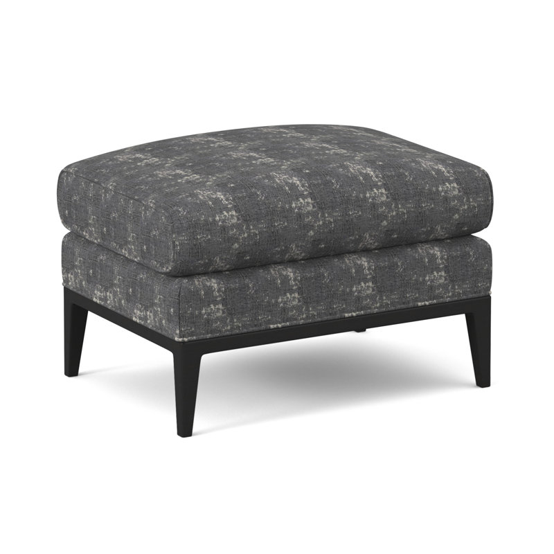 Cooper Ottoman, Elise Linen, Espresso