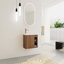 Meuble-lavabo mural flottant 20 po avec lavabo en résine