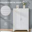 Armoire de rangement en acier avec tablettes réglables