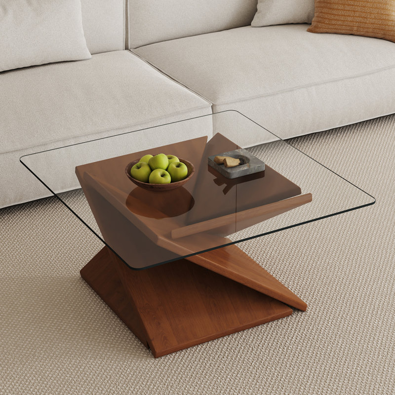 36-inch Square Tempered Glass Table Top