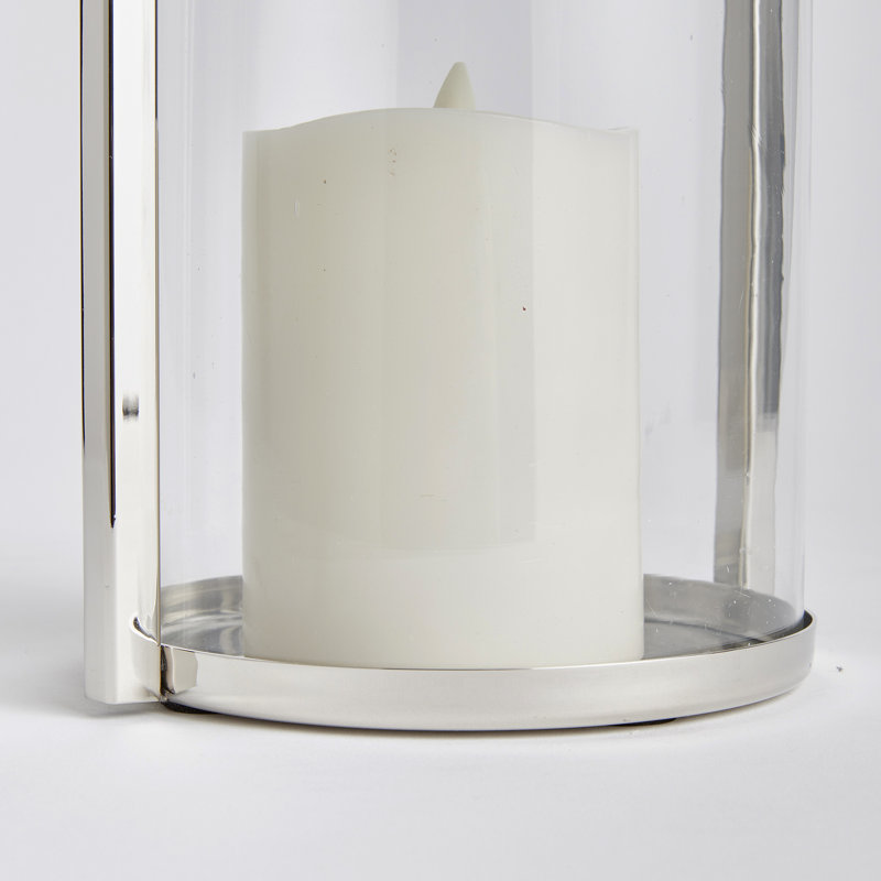 Hurricane Candle Holder, 14.5" H x 7.25" W x 6.25" D