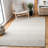 Micro-Loop Hand Tufted Wool And Cotton Geometric Rug-1572745645