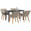 4 - Person Patio Dining Set with Rectangular Table , Cushions Included