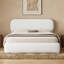 Lit plateforme en tissu de laine d'agneau, cadre de lit rembourré chaud pour la chambre à coucher-439277940-439277943