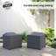 Housses pour chaises d'extérieur en aluminium