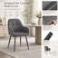 Chenille Fabric Dining Chair-667873211