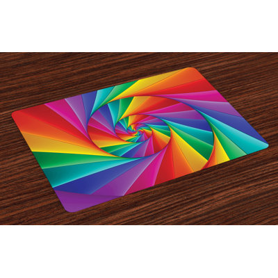 Ashyr Art Vivid Swirl Placemat