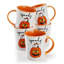 Ensemble de grandes tasses en grès orange 15 pièces Peanuts Spooky