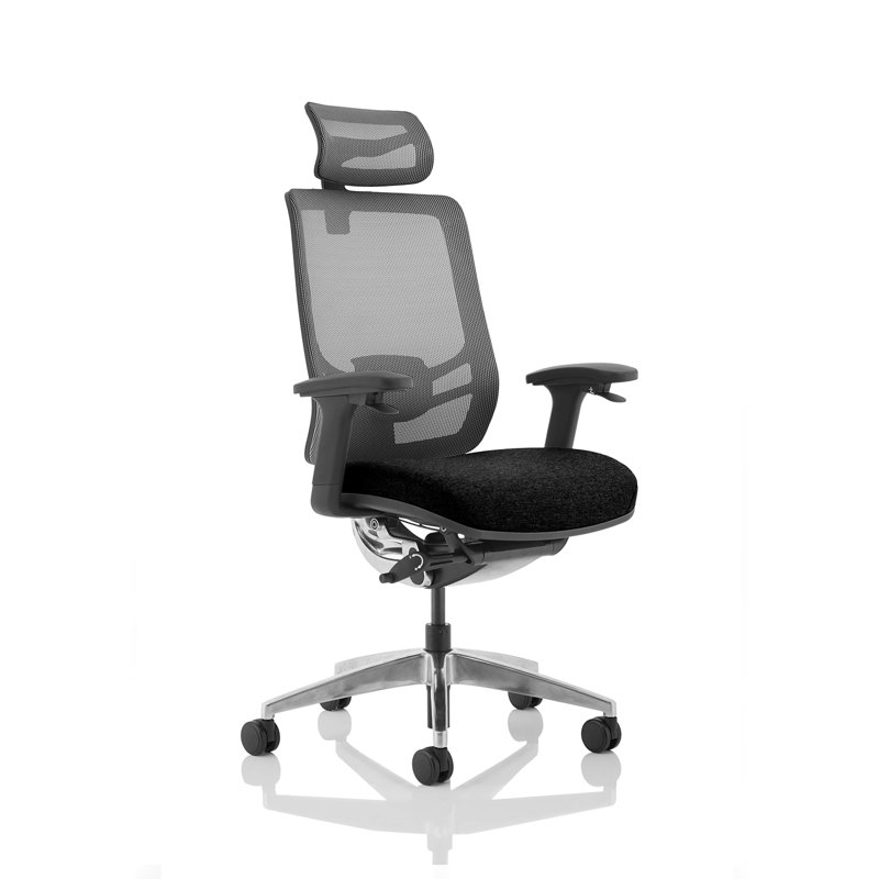 Ergo Click Twill Executive Chair with Headrest