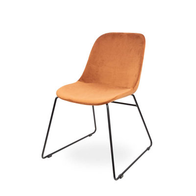 43cm H Velvet Upholstered Side Chair