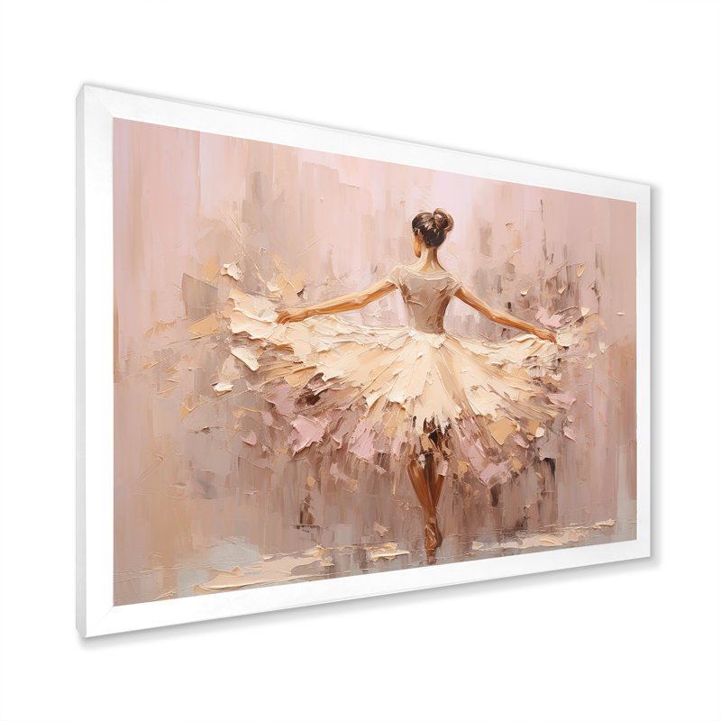 Gagarine - Ballet, art mural, H 24 po x l 32 po, Impression encadrée, White