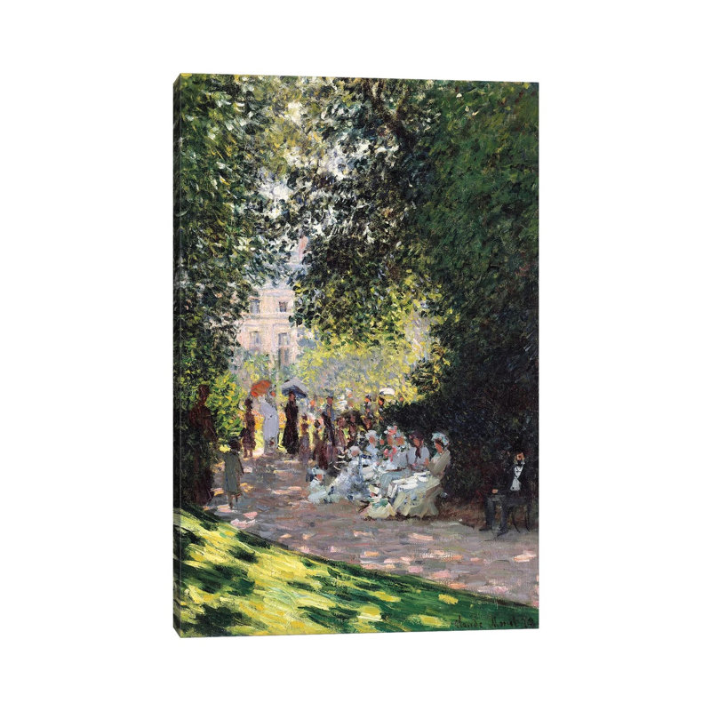 The Parc Monceau, 1878 by Claude Monet - Wrapped Canvas Painting, 101.6 cm H x 66.04 cm W x 3.175 cm D
