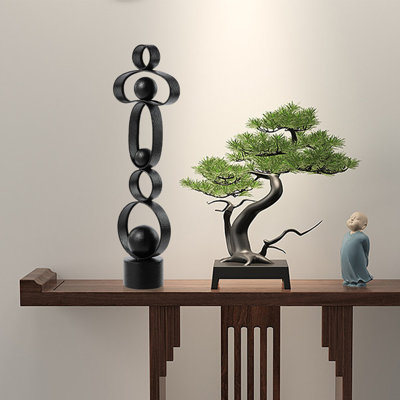 Artistic Abstract Metal Desktop Ornament (One Piece) Placed In The Living Room, Dining Table, Etc
