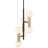 Stone 6 Light Pendant - Travertine Finish