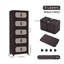 Armoire de rangement pliante avec roulettes-1198615607-1198615593