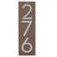 Floating 1-Line Wall Address Plaque-134111152-134110995-134106667