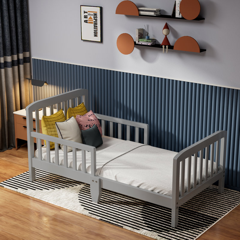 Hinman Kids Toddler Bed Toddler Beds, Gray