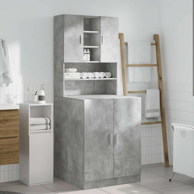 Engineered Wood Freestanding Bathroom Cabinet