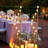 Gold 9 Arm Metal Floor Candle Holders