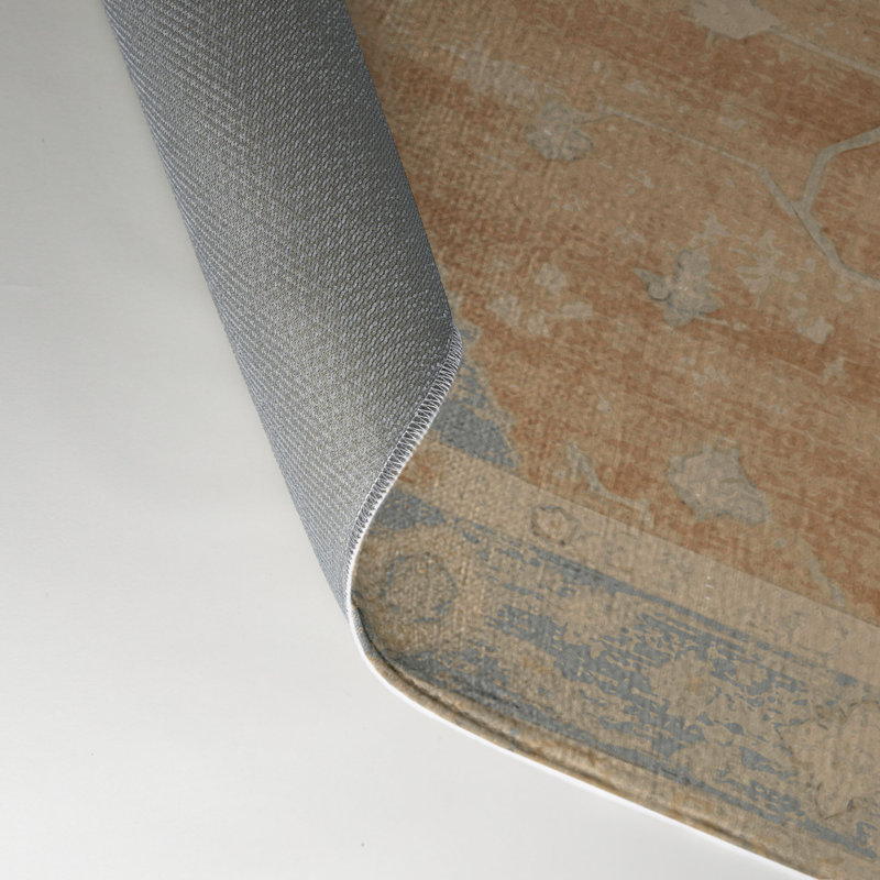 Overdyed Brown Indoor and Outdoor Area Rug, Rectangle 9' x 12'