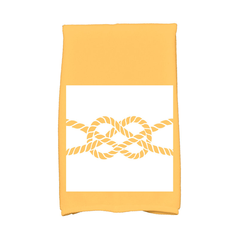 Débarbouillette Knot, Jaune