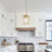 1 - Light Single Pendant Industrial Kitchen Island Lantern Chandelier