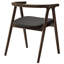 Chaise en cuir et bois Henry-109729063