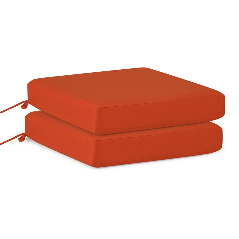 Coussin de siège d'extérieur, Orange