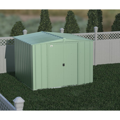 Remise de rangement Classic en acier, 10 x 8, vert sauge