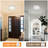 Victorie LED Flush Mount Ceiling Light Fixture Ceiling Mount 14 in. Crystal Ceiling Light for Bedroom