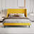 Toderick Upholstered Platform Bed with Deluxe Wingback and Linen Blend-1396361526-1396361530