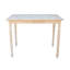 Table de salle à manger extensible en bois massif Ginna