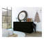 Commode double 6 tiroirs Tronx, chambre, noir