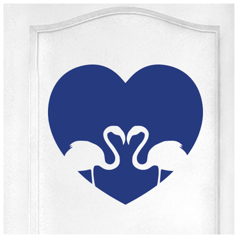 Animals Wall Decal, Dark Blue