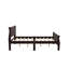 Lit plateforme double en bois avec tête de lit-187488530-187488531