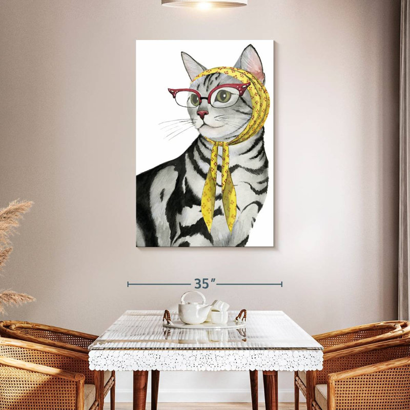 Brampt Cool Cat III, 48" H x 32" W