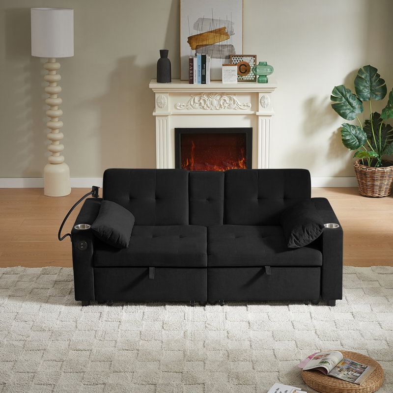 Fabric Sleeper Sofa Bed