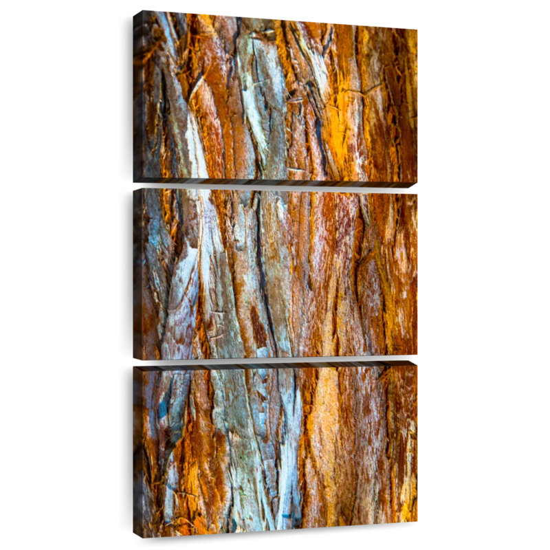 Abstrait d'écorce d'arbre, H 27 po x l 12 po