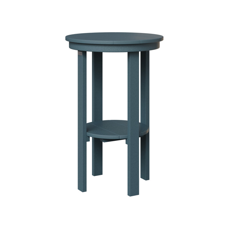 Berlin Gardens Round End, Slate, 32" H x 21.5" W x 21.5" D